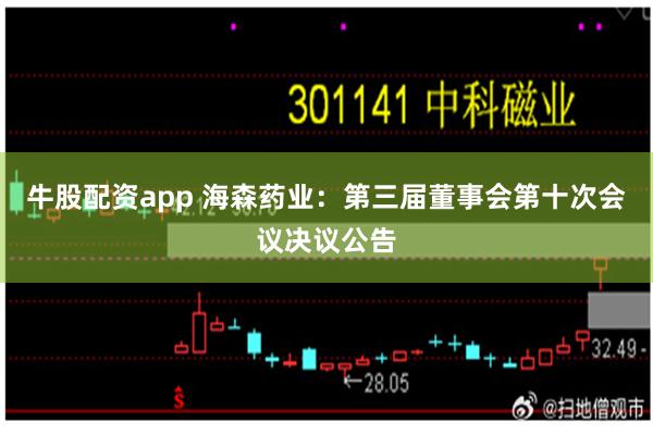 牛股配资app 海森药业：第三届董事会第十次会议决议公告